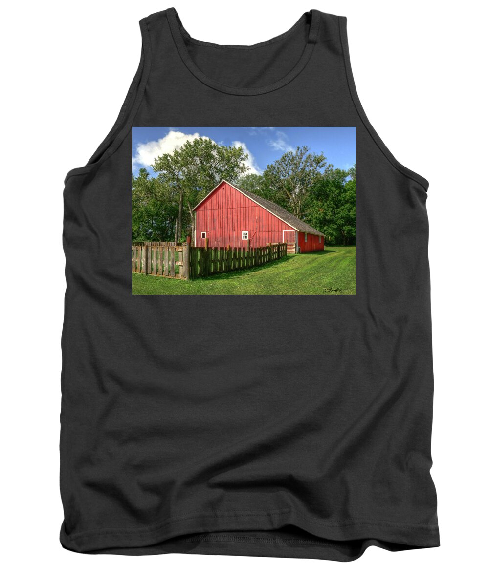 Farm Tank Top featuring the photograph Weigert's Barn by Bruce Morrison