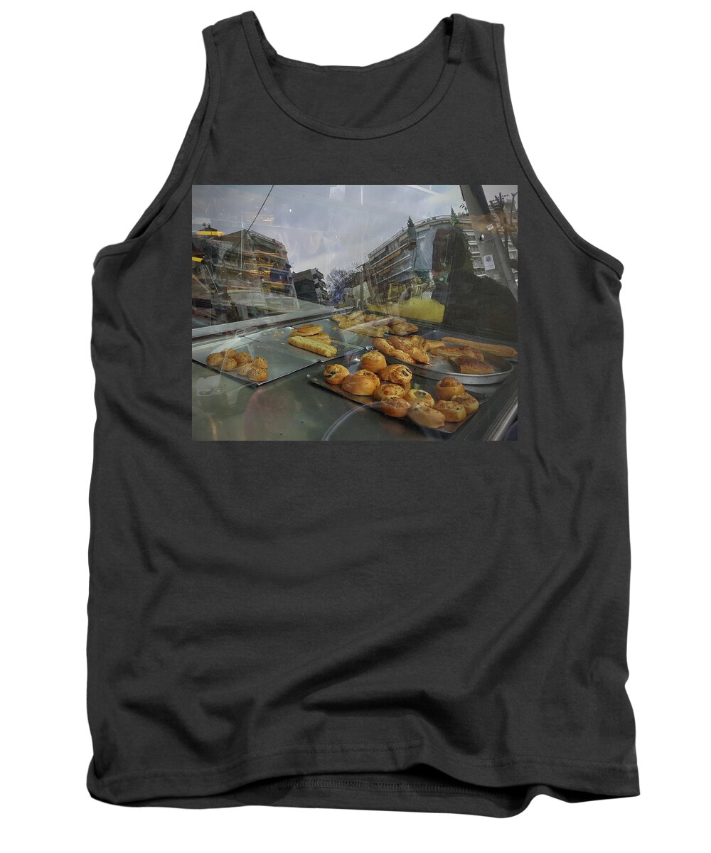 Reflections Tank Top featuring the photograph Window view by M Kathleen Warren