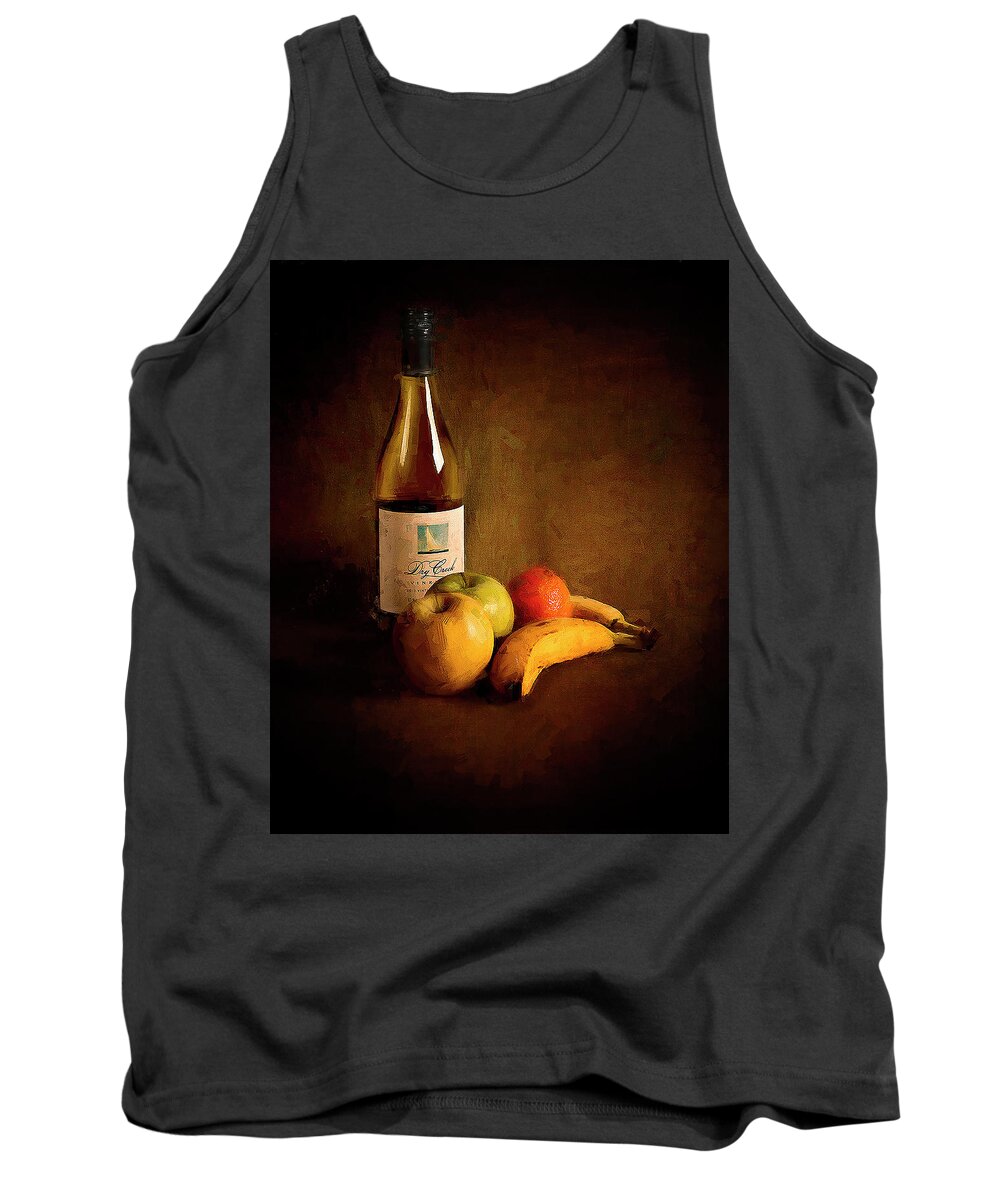 Fine Art Photography Tank Top featuring the photograph Wine and Fruit by Reynaldo Williams
