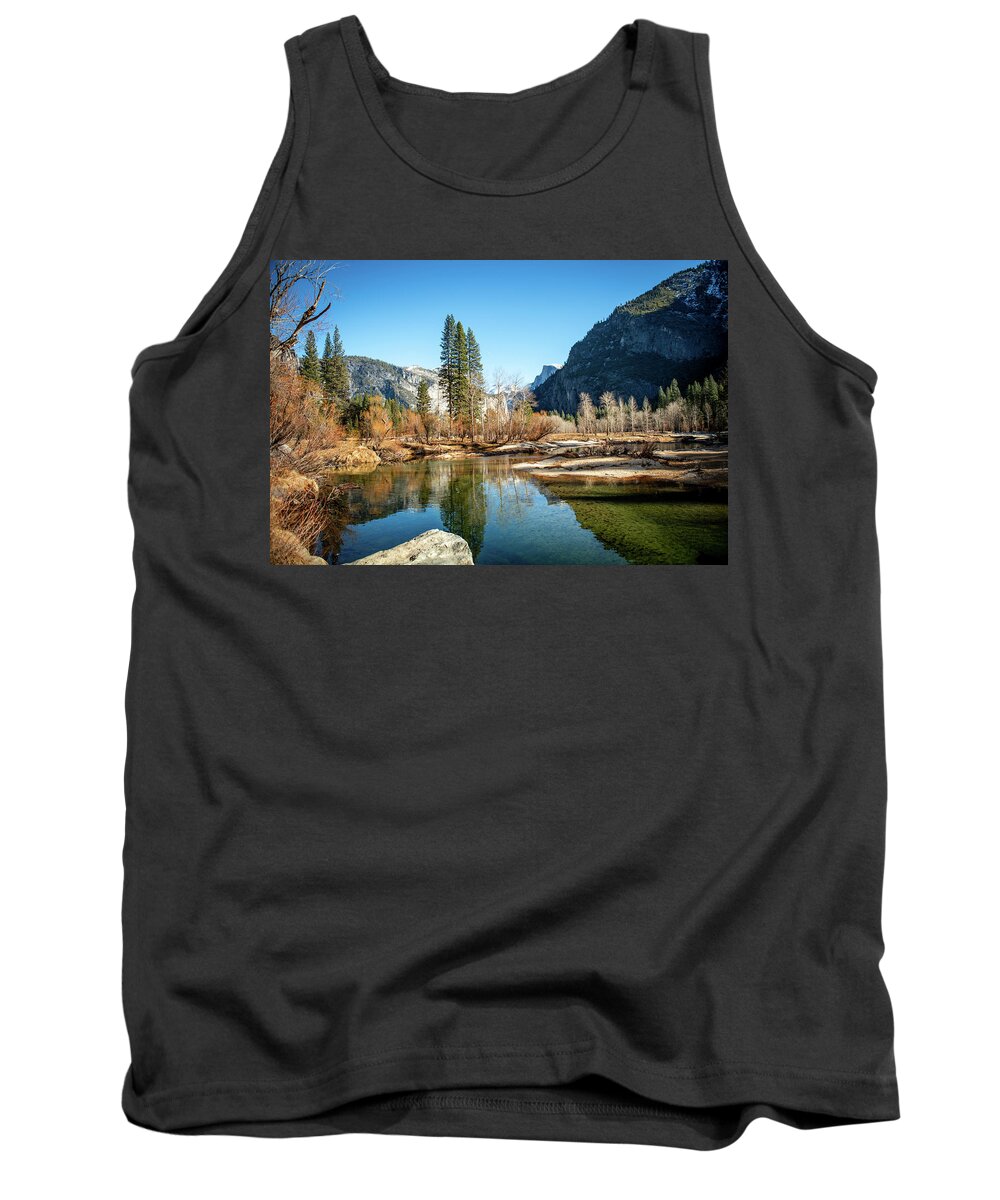 Yosemite Tank Top featuring the photograph Winter in Yosemite by Aileen Savage