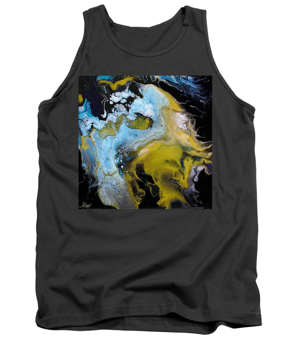Houston Tank Top featuring the painting Winter is Coming by Allison Fox
