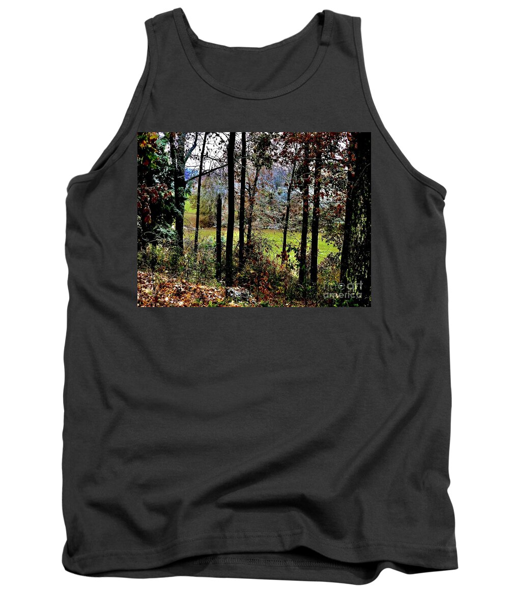 Craig Tank Top featuring the photograph Woods and flood by Craig Walters