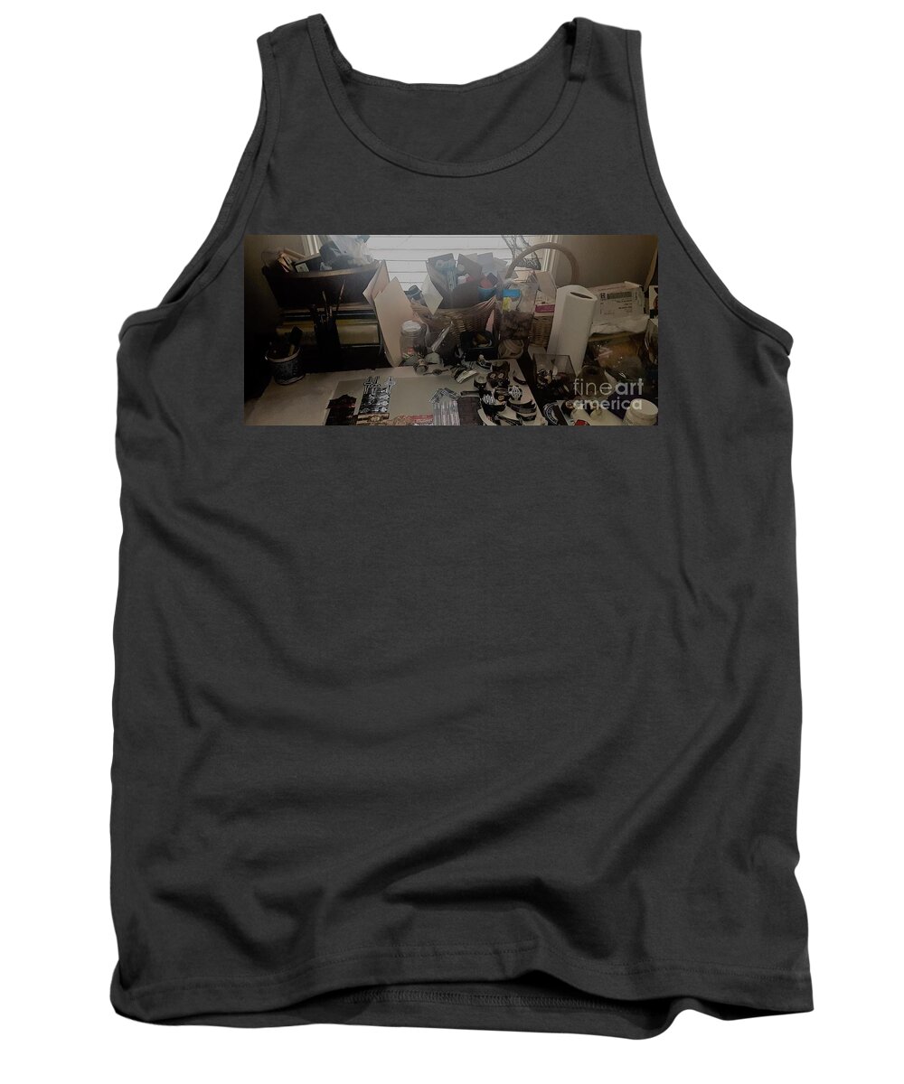 Unfinished Tank Top featuring the photograph Work in Progress by Nancy Graham