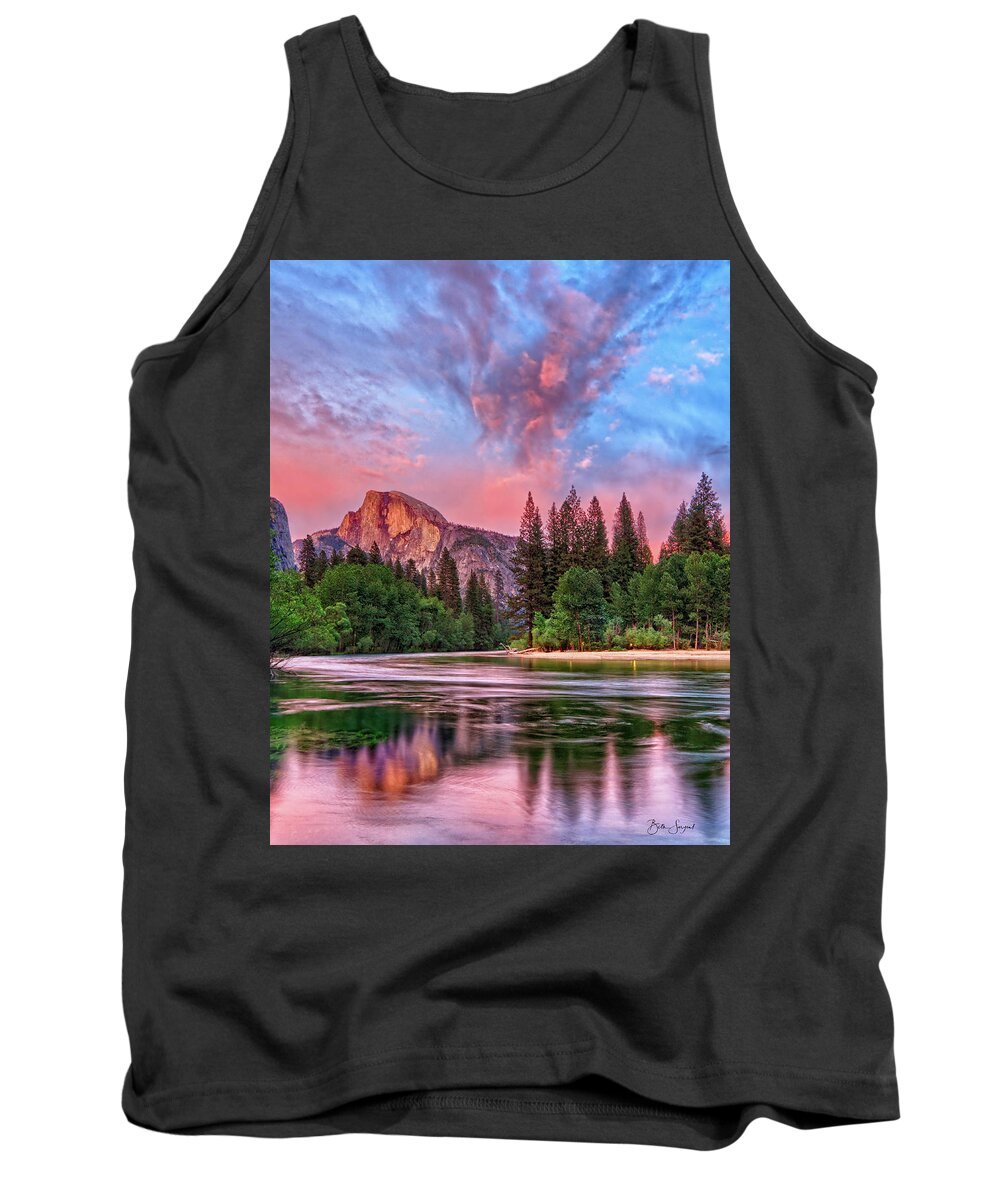 Half Dome Tank Top featuring the photograph Yosemite Magic by Beth Sargent