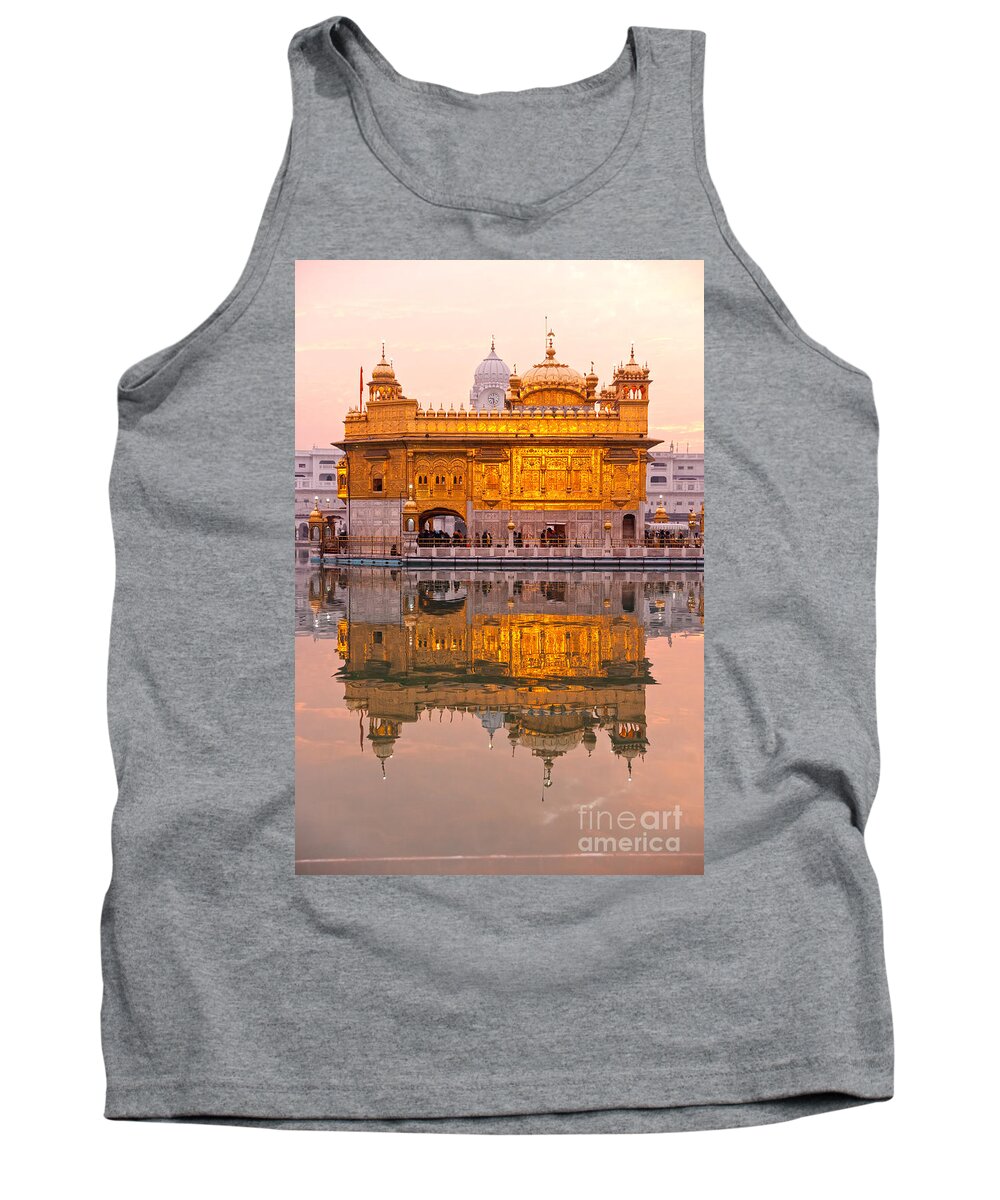 Amritsar Tank Top featuring the photograph Golden Temple - Amritsar by Luciano Mortula