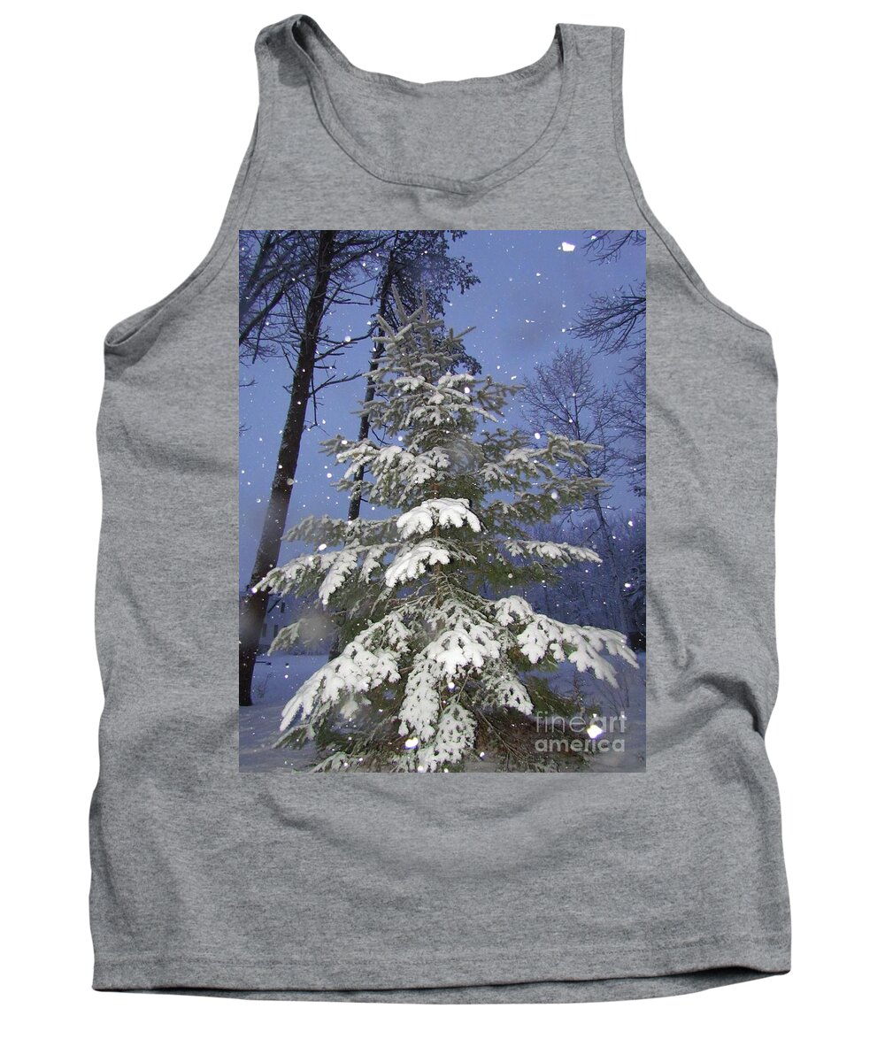 Snowflakes Tank Top featuring the photograph Missing The Star by Elizabeth Dow