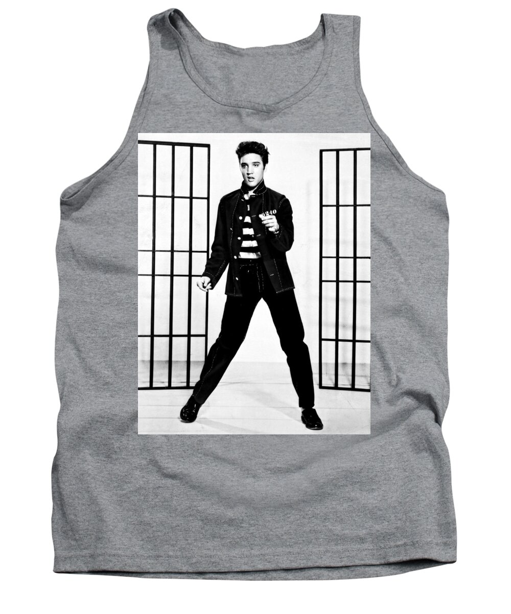 Elvis Tank Top featuring the photograph Elvis Presley by Doc Braham