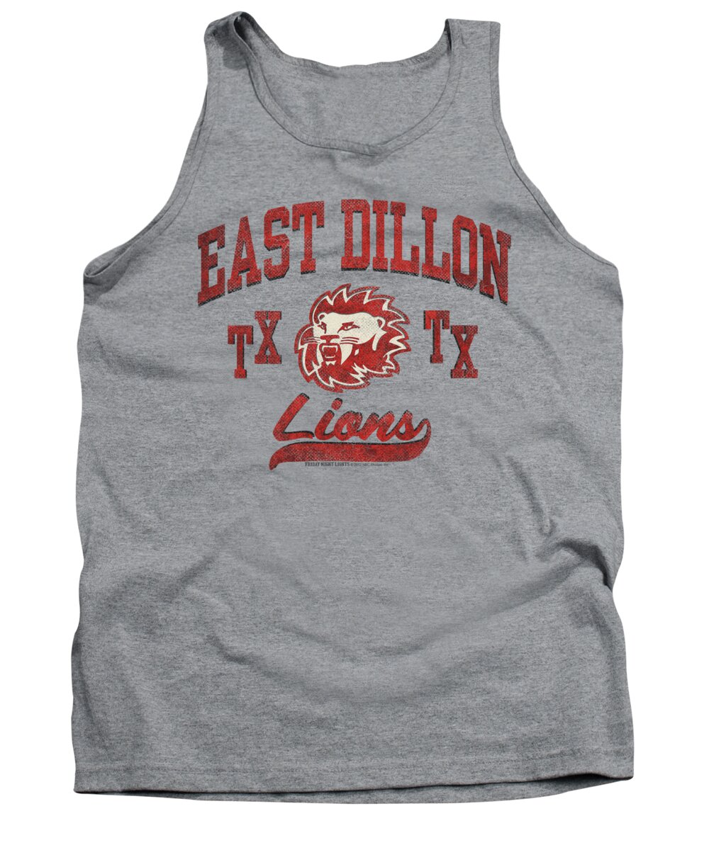  Tank Top featuring the digital art Friday Night Lights - Athletic Lions by Brand A
