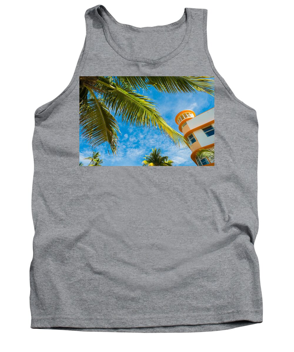 Architecture Tank Top featuring the photograph Ocean Drive by Raul Rodriguez