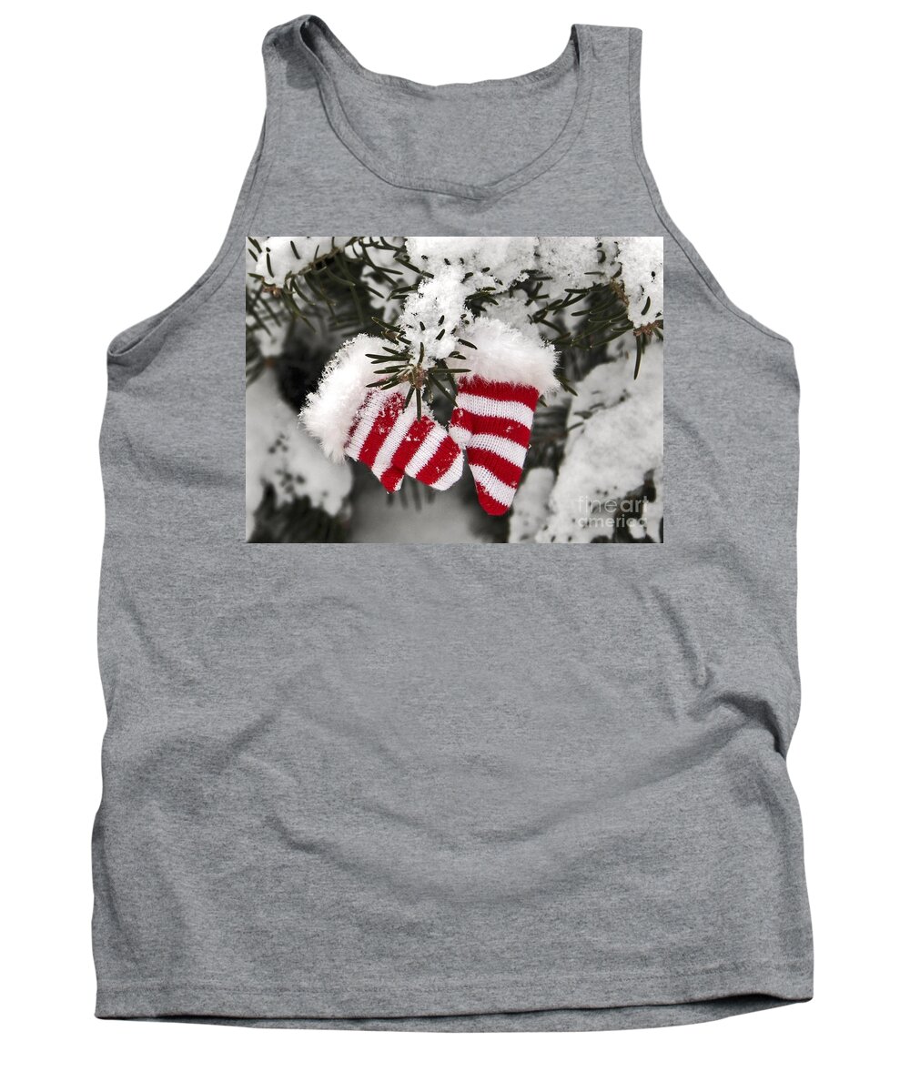 Maine Tank Top featuring the photograph Striped by Karin Pinkham