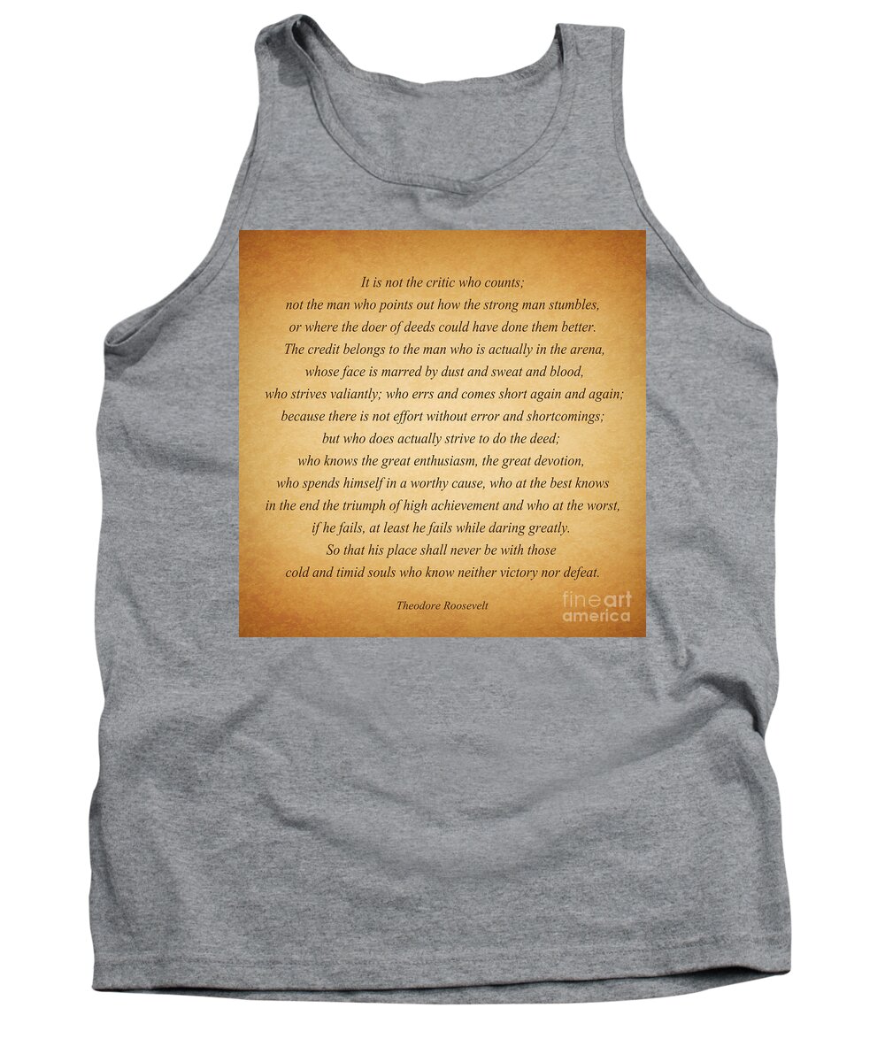 Theodore Roosevelt Tank Top featuring the photograph 104- Theodore Roosevelt by Joseph Keane