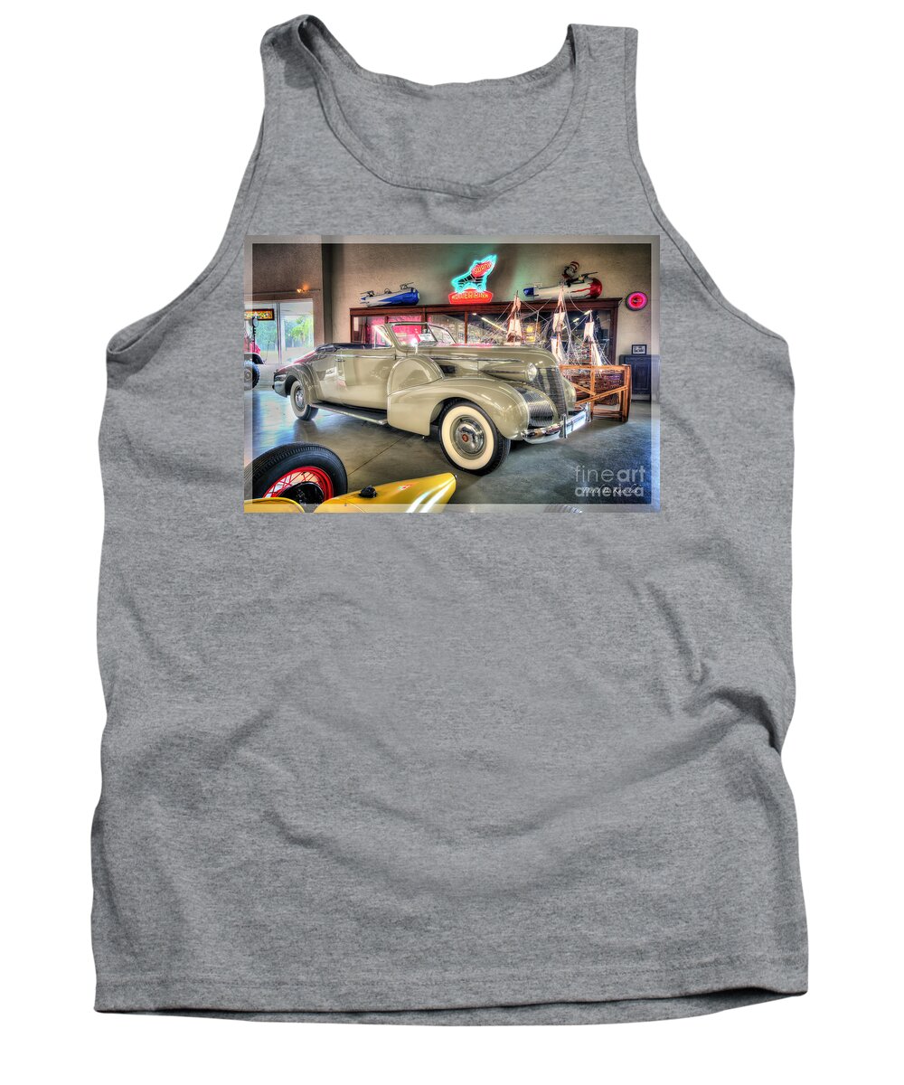 1939 Cadillac Tank Top featuring the photograph 1939 Cadillac by Arttography LLC