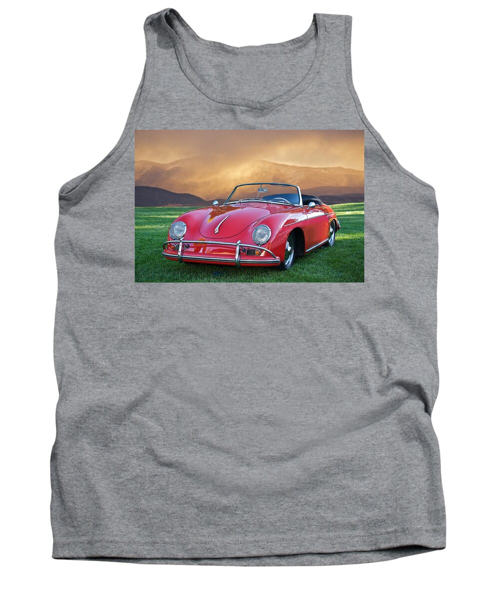 Auto Tank Top featuring the photograph 1959 Porsche 356 Cabriolet by Dave Koontz
