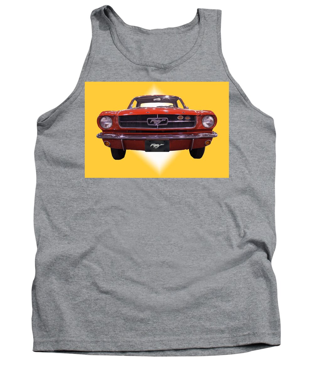 1964 Ford Mustang Tank Top featuring the photograph 1964 Ford Mustang by Michael Porchik
