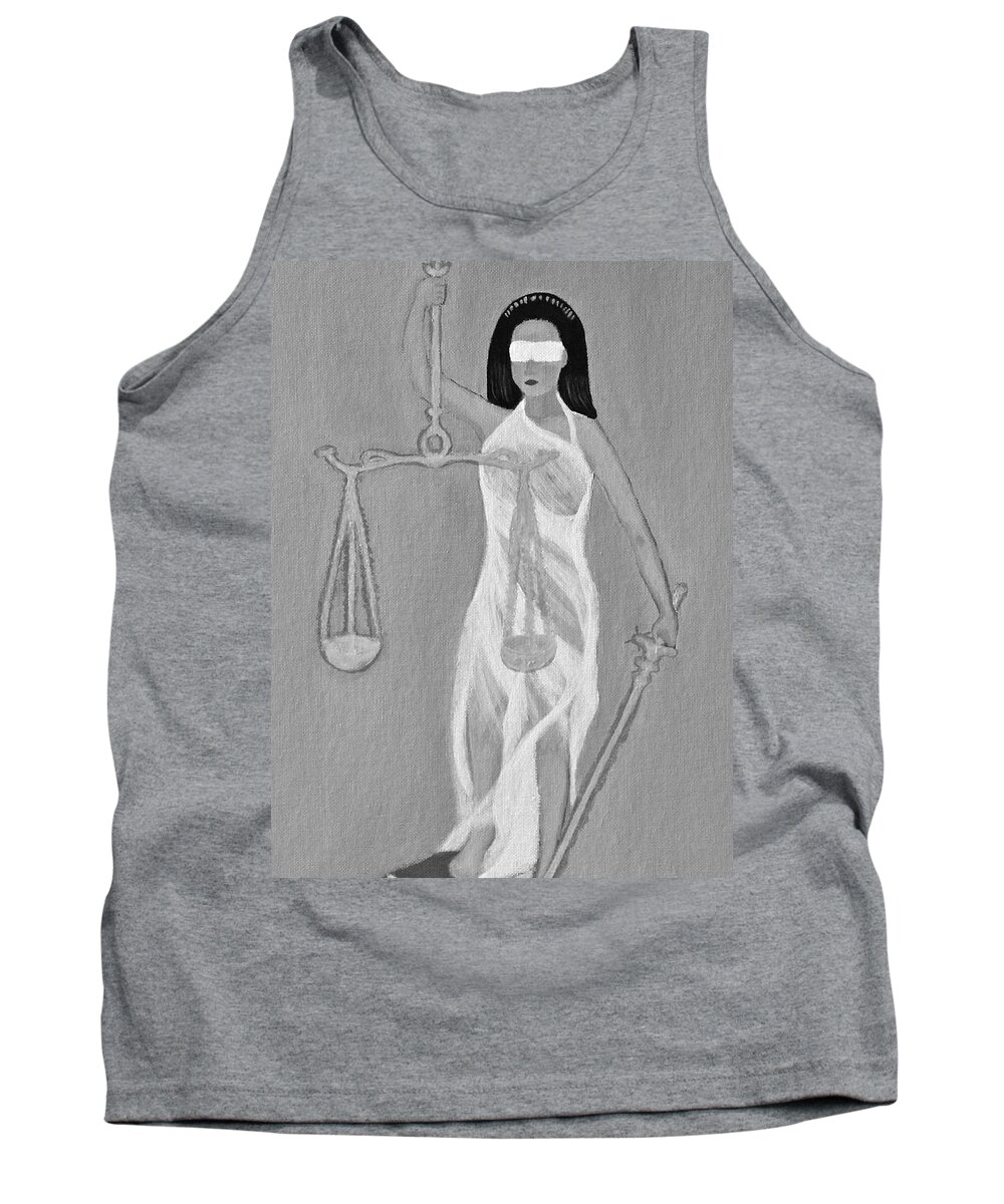 All Products Tank Top featuring the painting Balance 2 by Lorna Maza