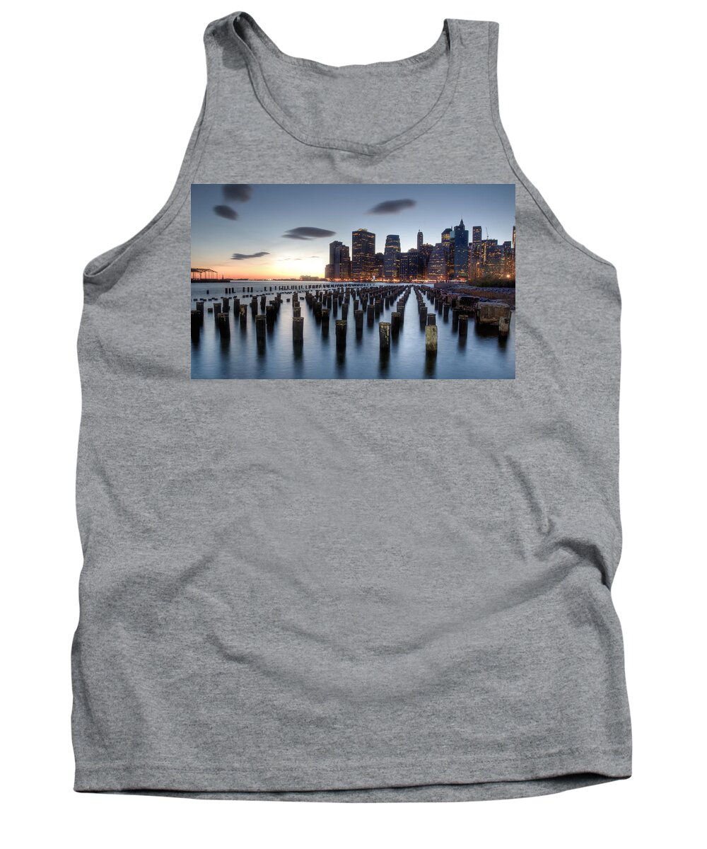 Landscape Tank Top featuring the photograph Blue #1 by Johnny Lam