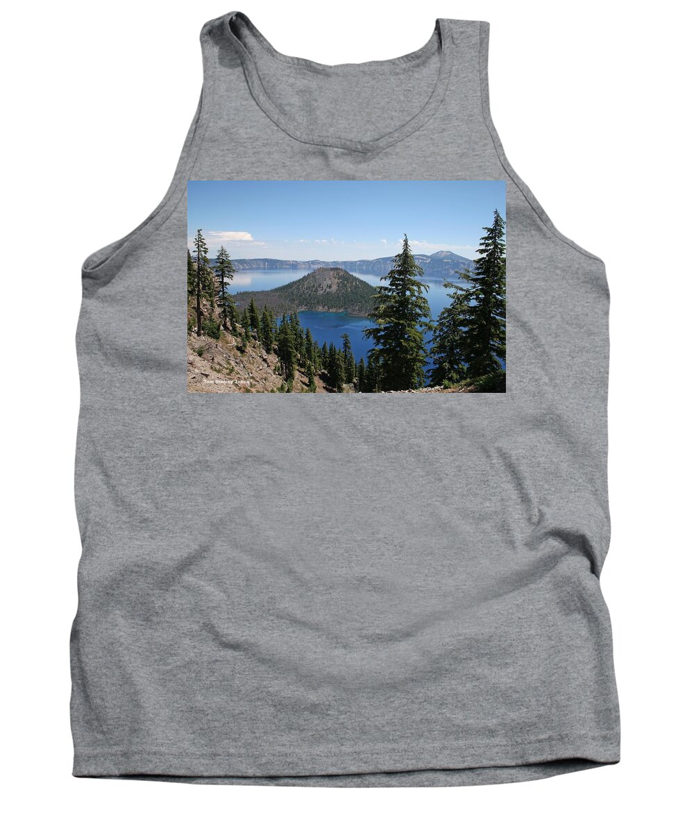 Crater Lake Oregon Tank Top featuring the photograph Crater Lake Oregon #1 by Tom Janca