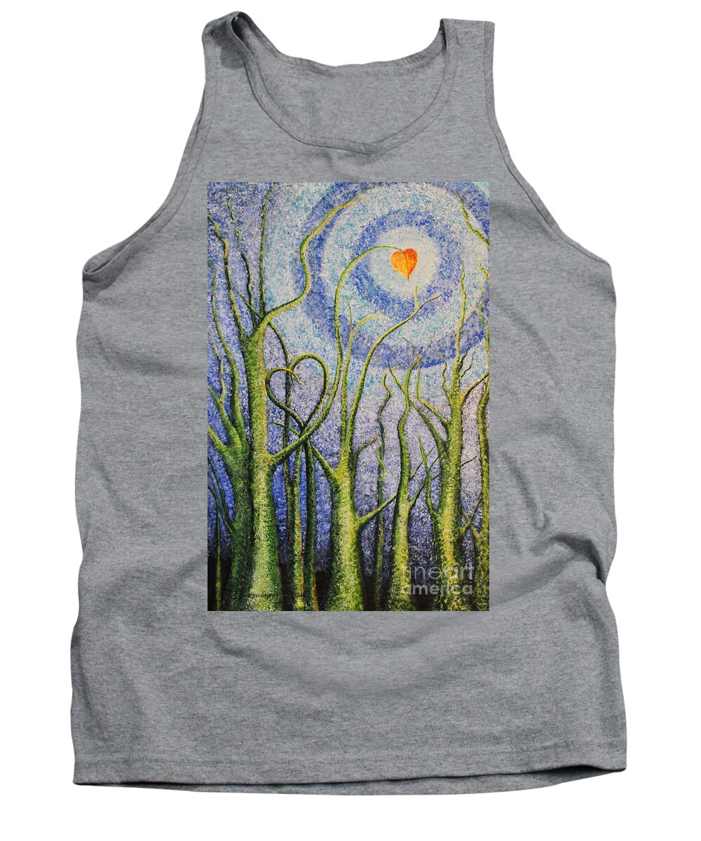 You Always Know Tank Top featuring the painting You Always Know by Holly Carmichael