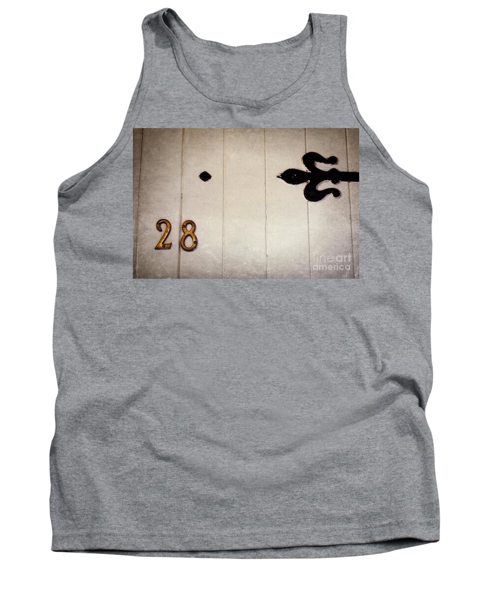 28 Tank Top featuring the photograph 28 with Black Hinge by Valerie Reeves