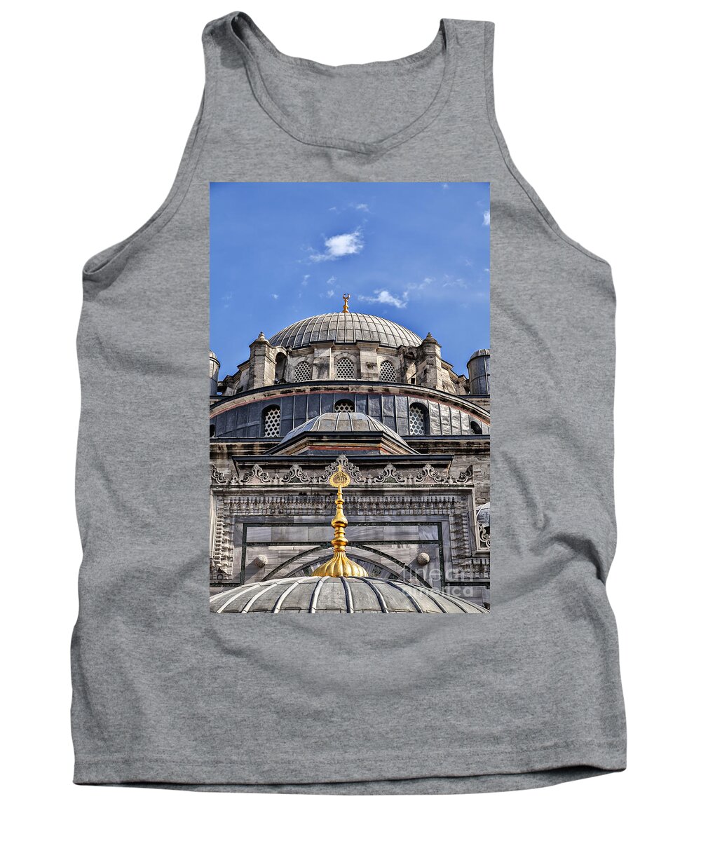 Beyazit Camii Tank Top featuring the photograph Beyazit Camii Mosque #3 by Sophie McAulay
