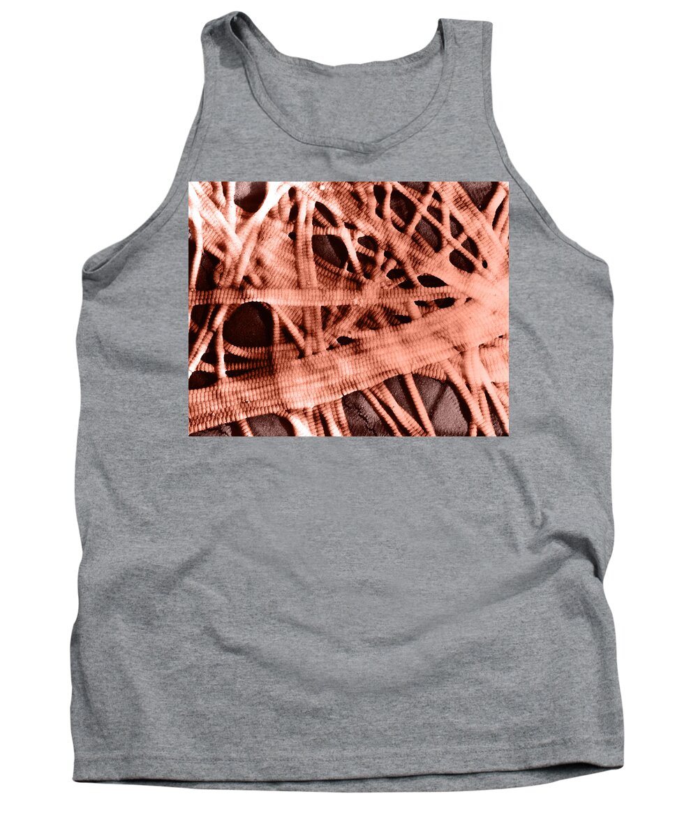 Science Tank Top featuring the photograph Subcutaneous Connective Tissue, Sem #3 by Omikron