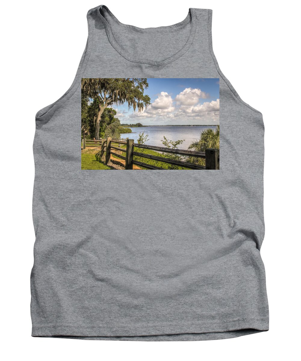 Florida Tank Top featuring the photograph Philippe Park #4 by Jane Luxton