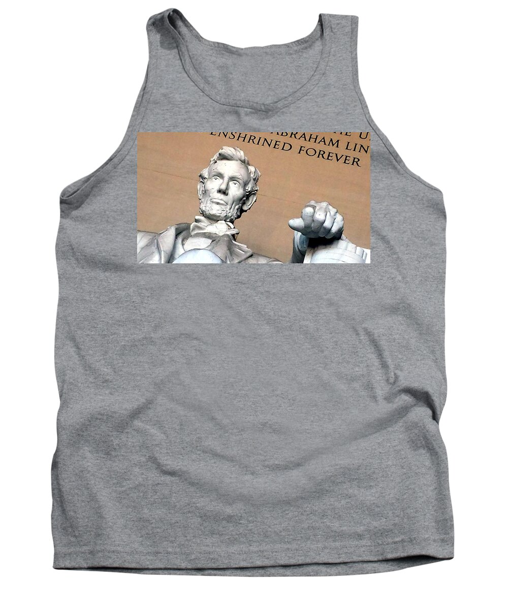 Washington Tank Top featuring the photograph Lincoln Memorial #6 by Kenny Glover