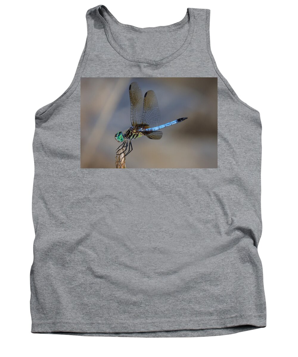Dragonfly Tank Top featuring the photograph A Dragonfly IV by Raymond Salani III