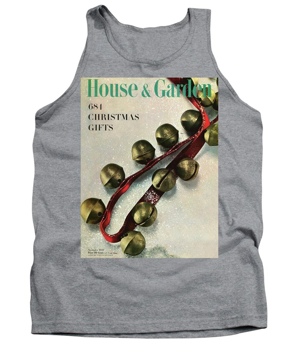 Illustration Tank Top featuring the photograph A House And Garden Cover Of Sleigh Bells by Herbert Matter