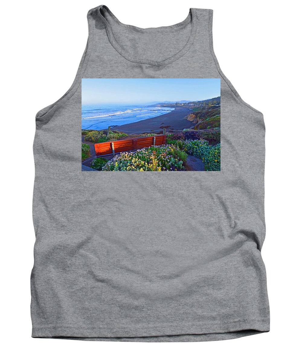 Morning Tank Top featuring the photograph A Place to Reflect by Lynn Bauer