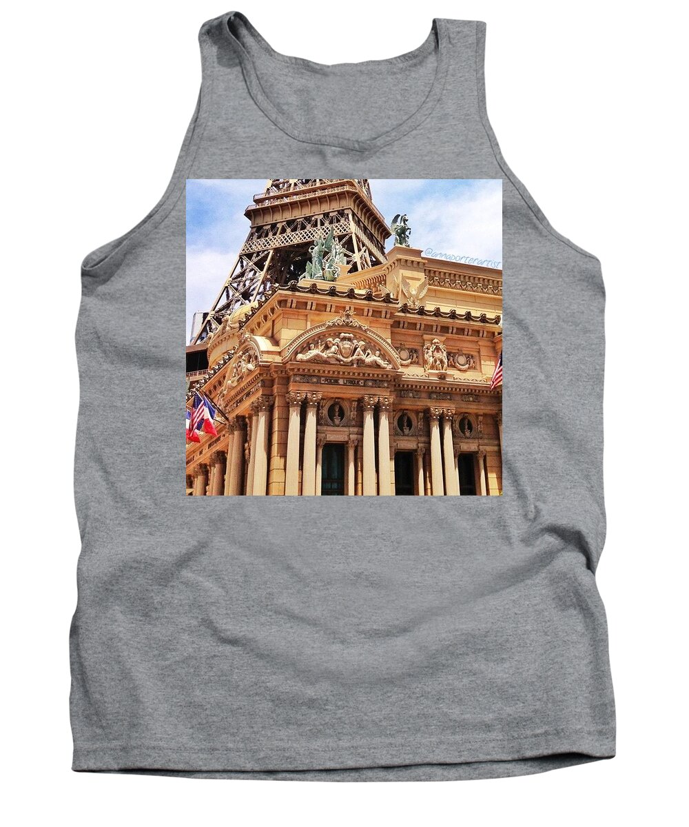 Iphone5 Tank Top featuring the photograph A Taste Of Classic - Paris Hotel And by Anna Porter