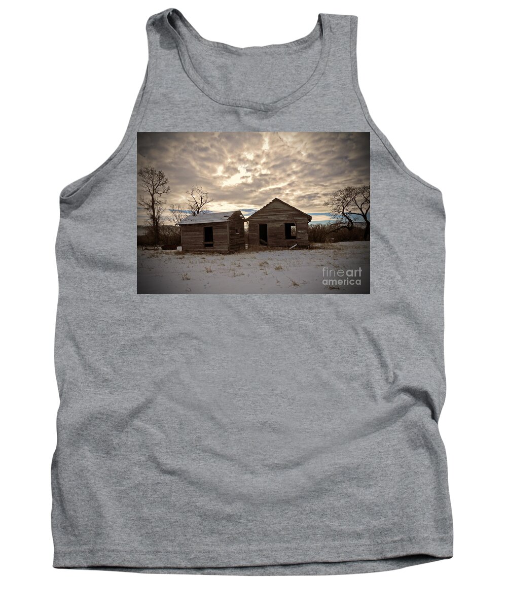 Montana Tank Top featuring the photograph Abandoned History by Desiree Paquette