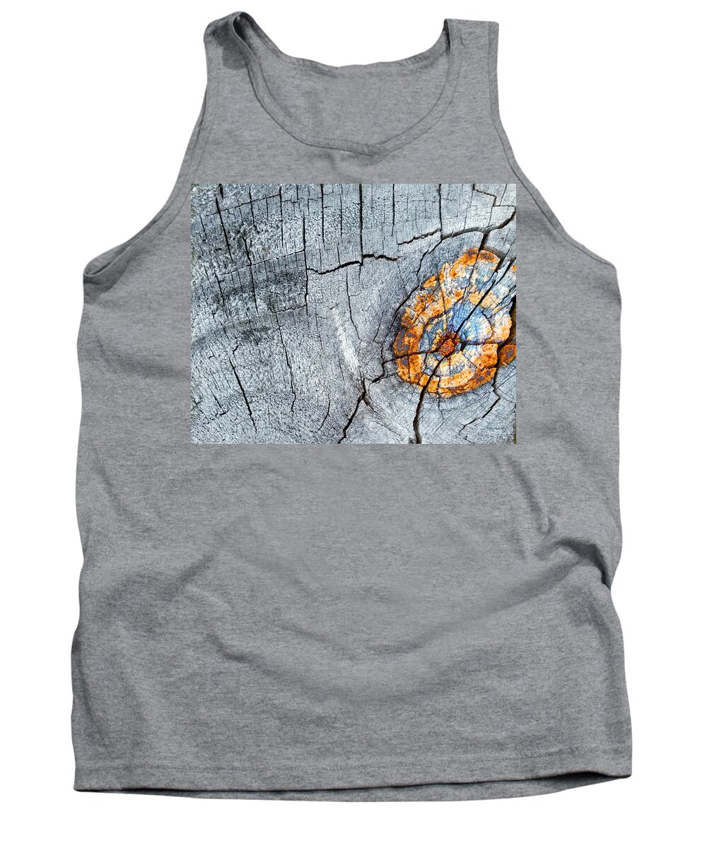 Duane Mccullough Tank Top featuring the photograph Abstract Woodgrain Upclose 6 by Duane McCullough