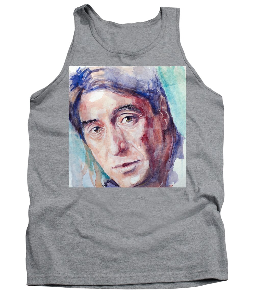 Al Pacino Tank Top featuring the painting Al Pacino by Laur Iduc