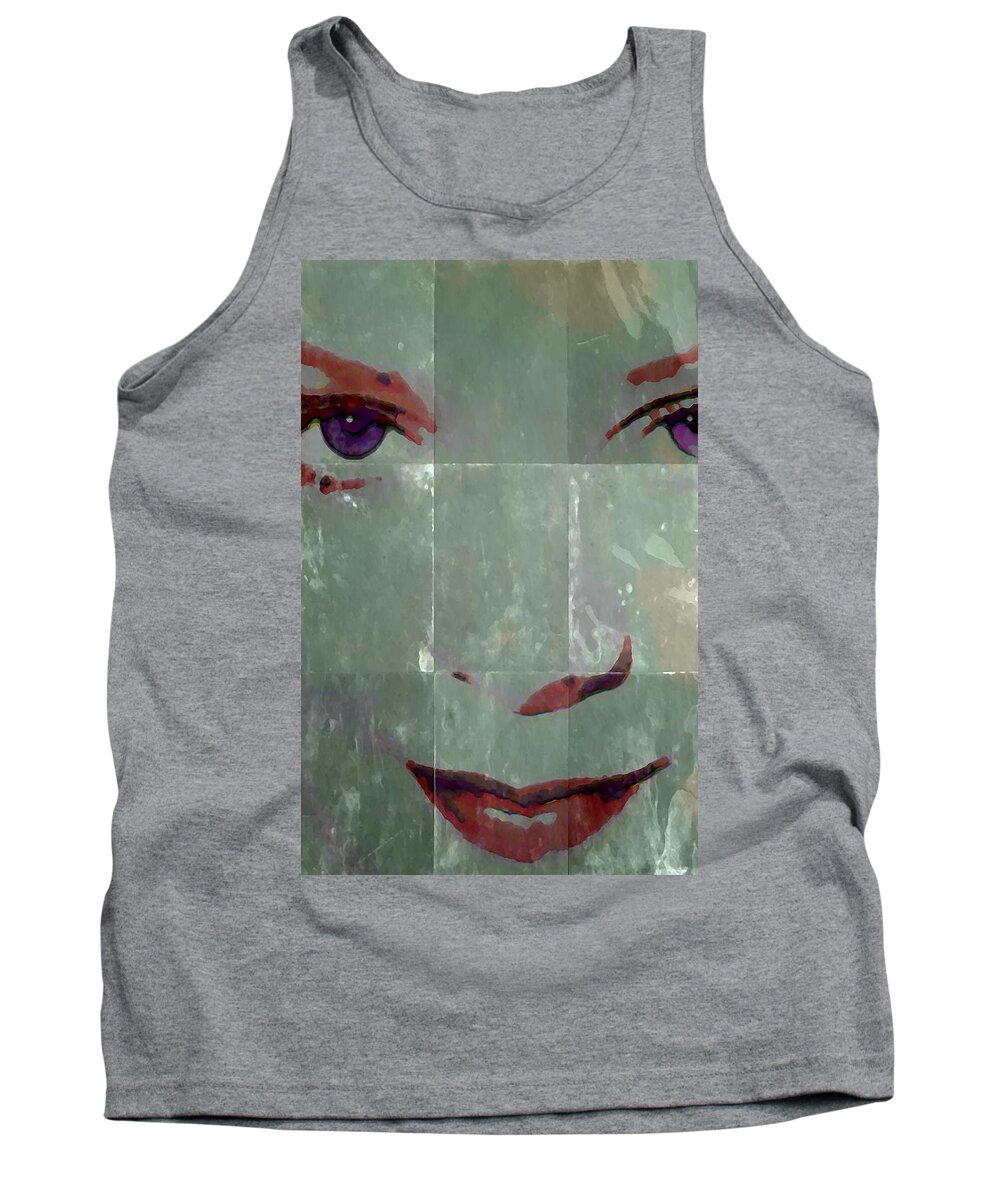 Movie Star Tank Top featuring the photograph Alice in Green by John Madison