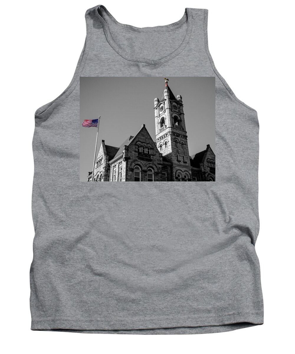 Courthouse Tank Top featuring the photograph American Courthouse by James Meyer