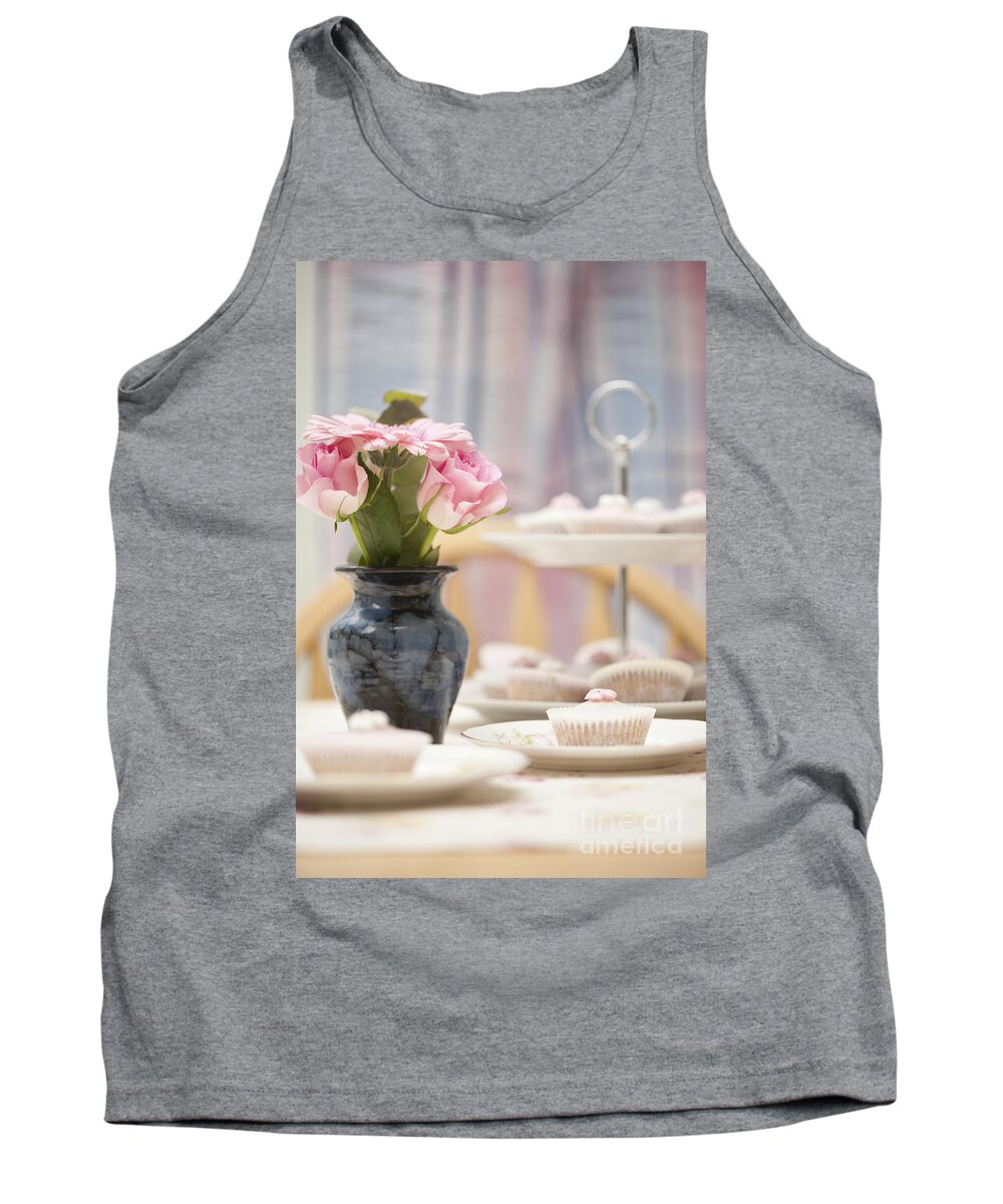 Afternoon Tank Top featuring the photograph An Invitation to Indulge by Anne Gilbert