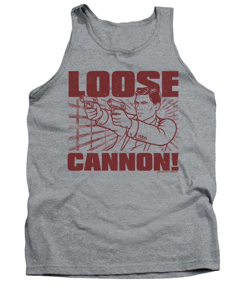  Tank Top featuring the digital art Archer - Loose Cannon by Brand A