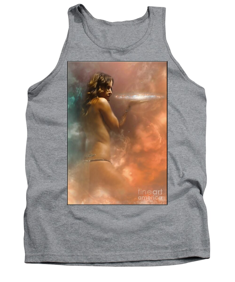 Recre8creation Tank Top featuring the digital art Genesis by Recreating Creation