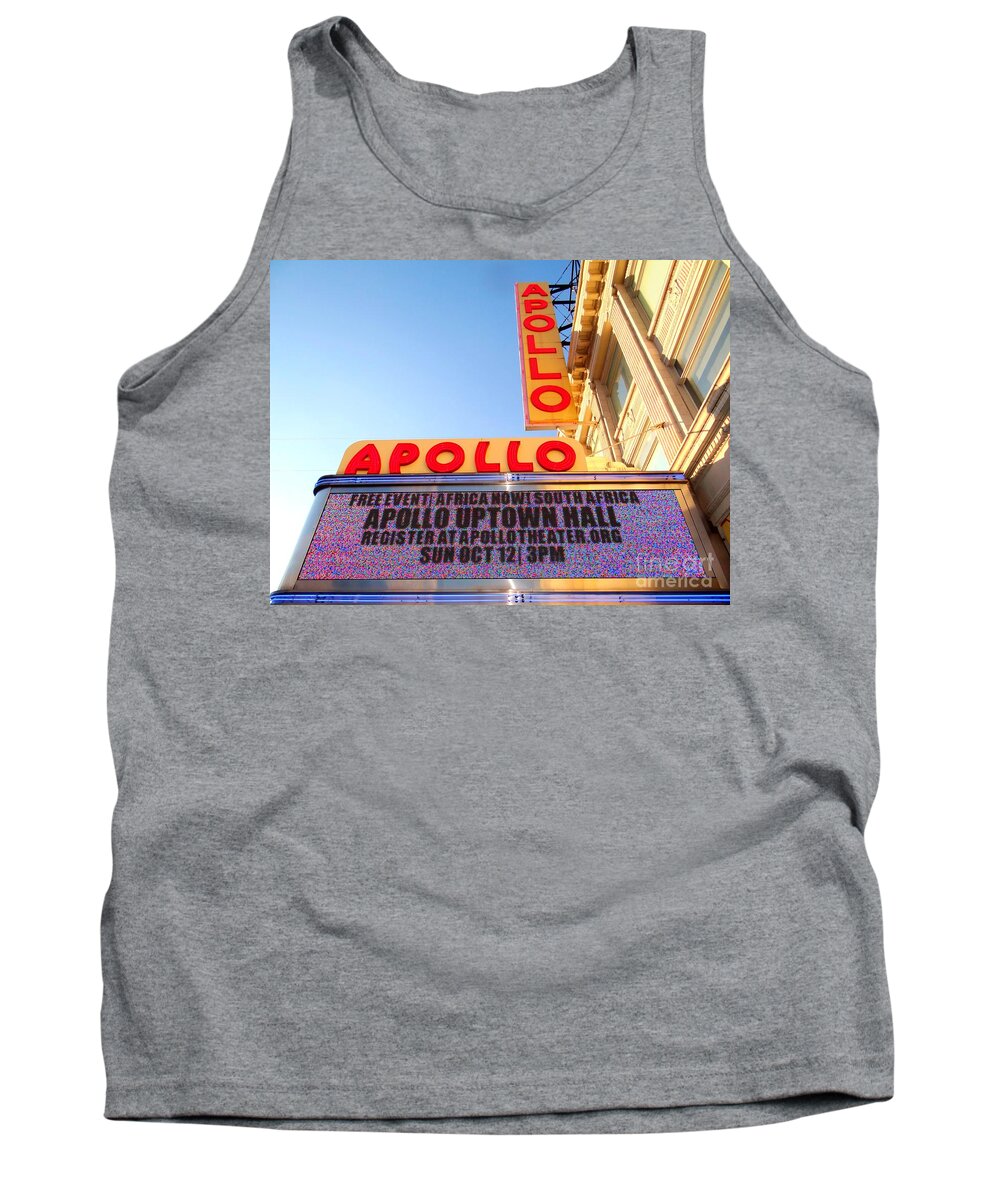 Apollo Theater Tank Top featuring the photograph At The Apollo by Ed Weidman