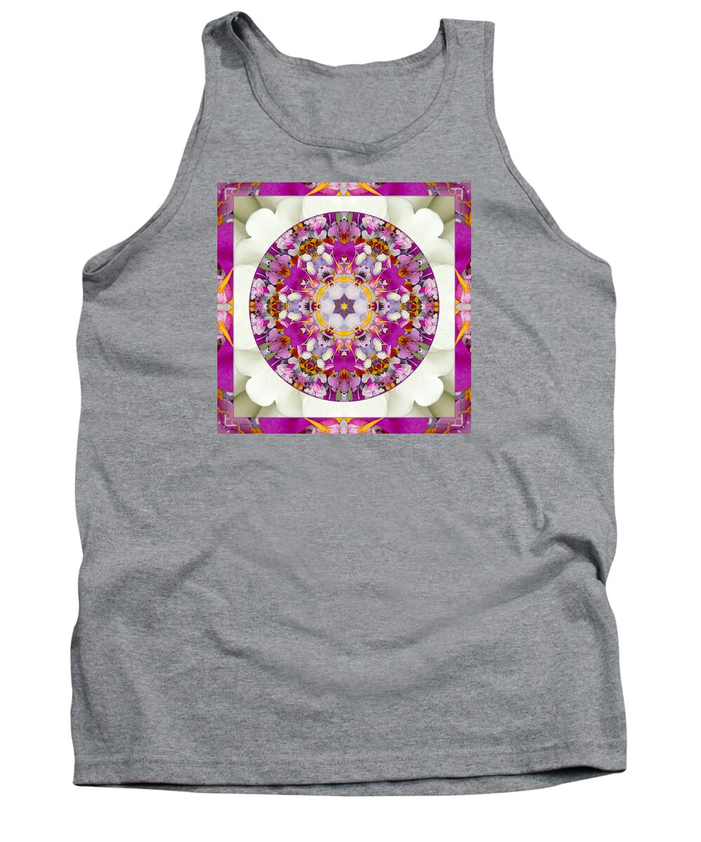 Meditation Healing Art Tank Top featuring the photograph Aura of Joy by Bell And Todd