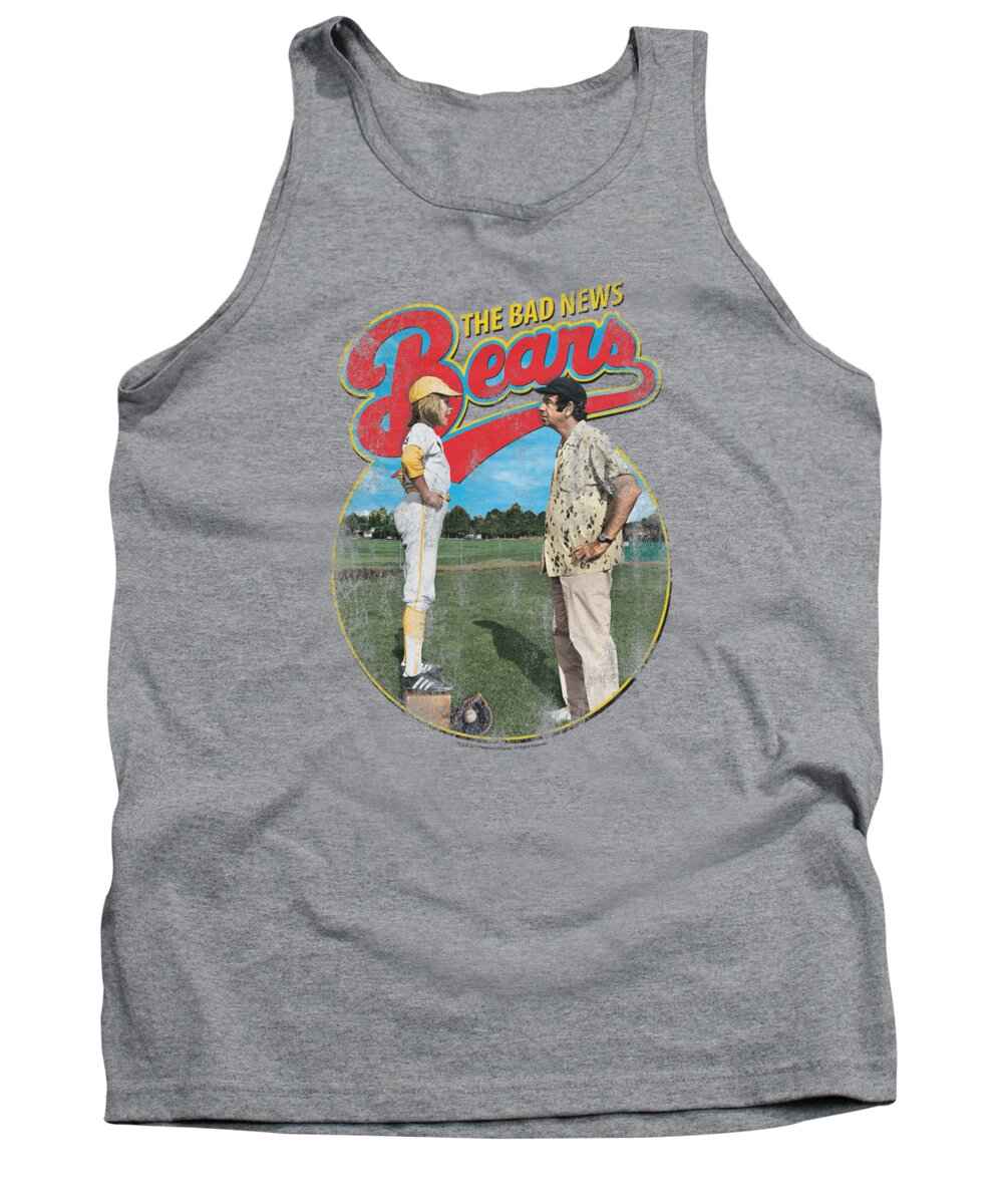 Bad News Bears Tank Top featuring the digital art Bad News Bears - Vintage by Brand A