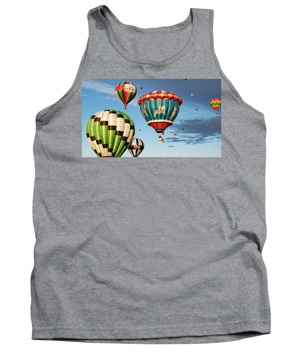 Balloons Tank Top featuring the photograph Balloons Away by Dave Files
