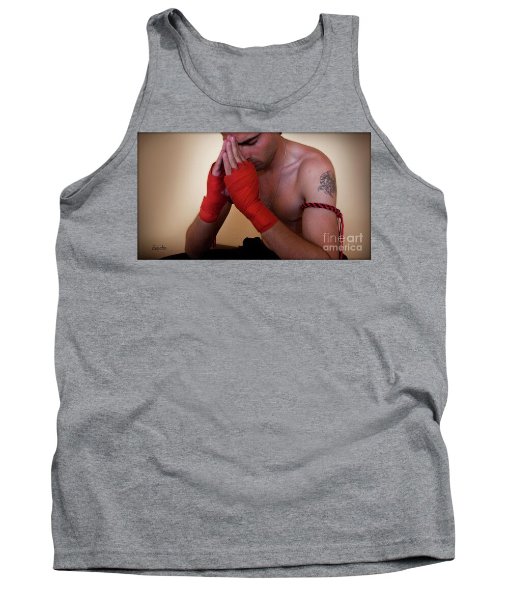 Muay-thai Tank Top featuring the photograph Before the Fight by Eena Bo