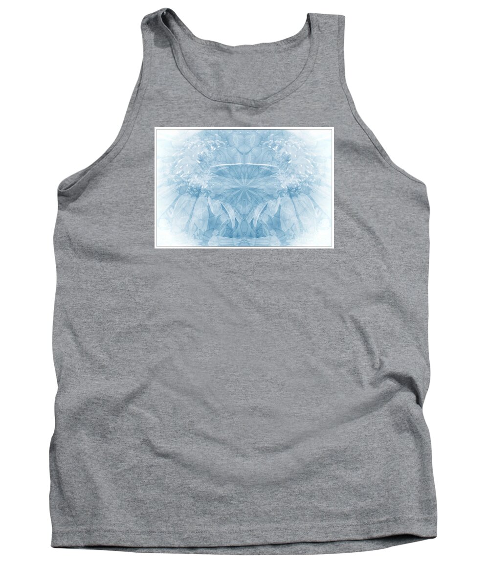 Blues Tank Top featuring the photograph Blue Serinity by Geraldine DeBoer