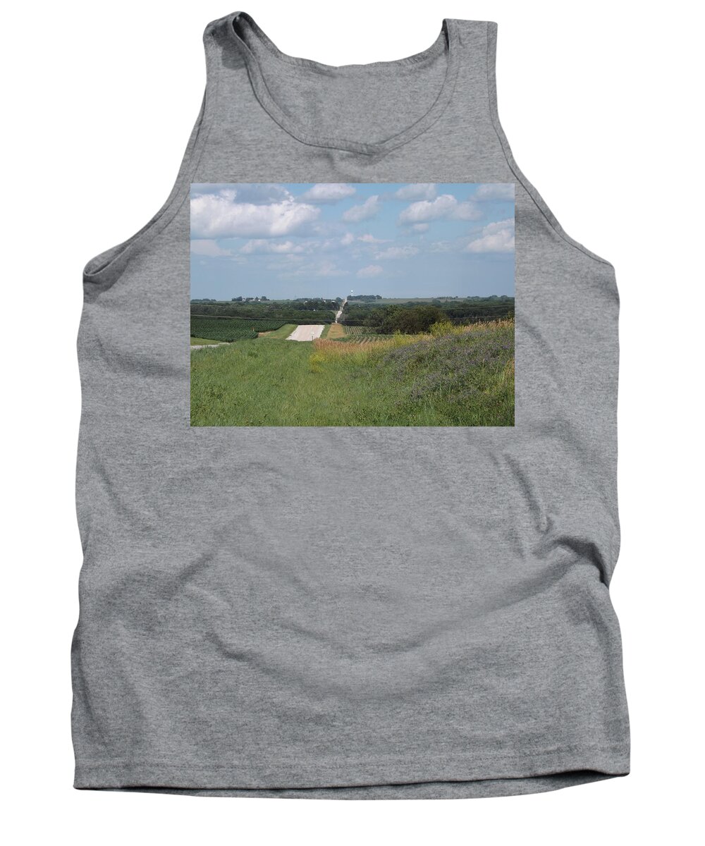Blue Skies Tank Top featuring the photograph Blue Skies by Caryl J Bohn
