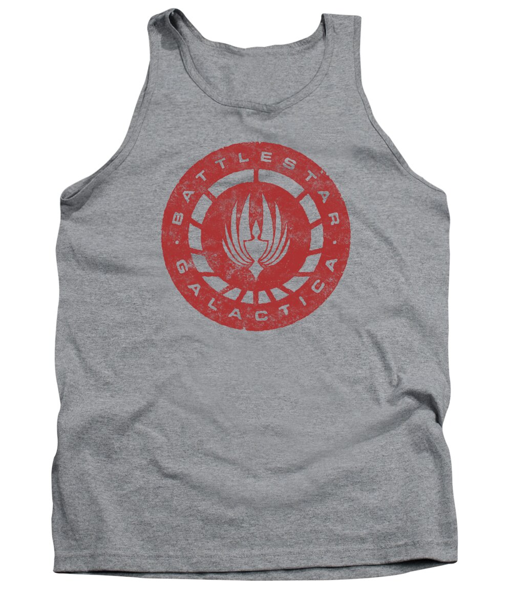  Tank Top featuring the digital art Bsg - Eroded Logo by Brand A