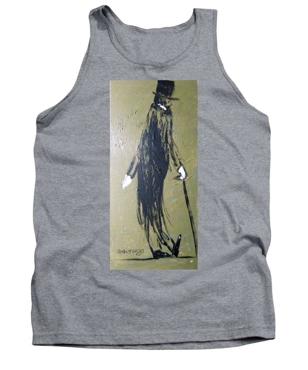 Suit Tank Top featuring the painting Business Man by Randolph Gatling