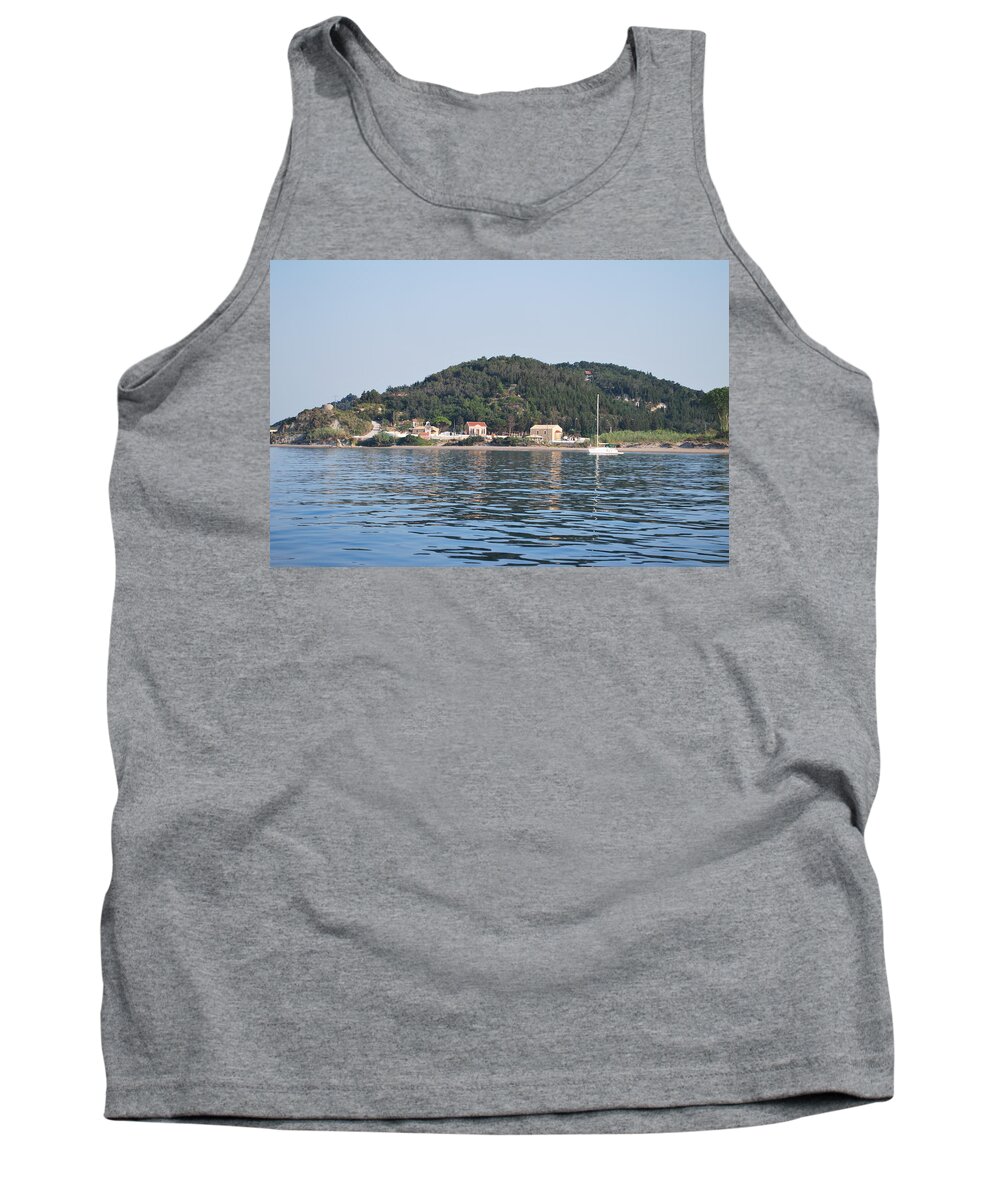 By The Sea Tank Top featuring the photograph By the sea by George Katechis