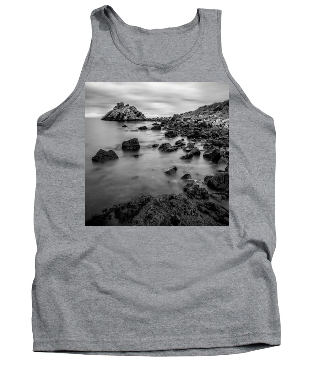 Cairncastle Tank Top featuring the photograph Cairncastle Ruin by Nigel R Bell